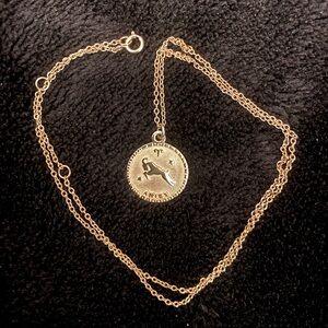 Aries Gold Necklace